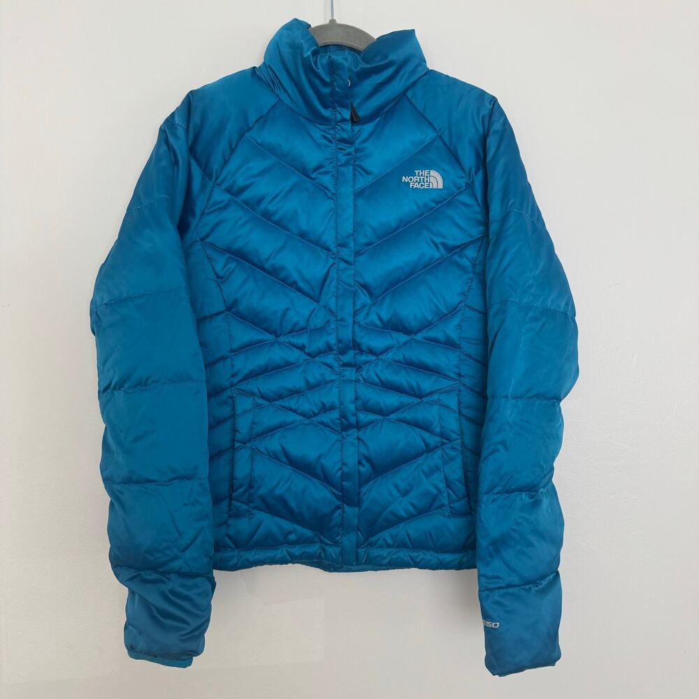The North Face Aconcagua 550 Down Puffer Jacket in Teal
